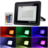 RGB Led Floodlight 10W 30W 50W 100W AC220V Flood Light Outdoor Wall-TI00866-Veeddydropshipping